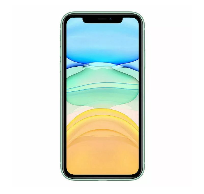 iPhone 11 64GB SS+eSim Green A Grade 100% Battery Health ( Refurbished) - Face ID not work