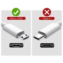 [U01]OEM Black Micro USB Data Cable for Samsung S1 S2 S3 S4 note1 note2 (not for note3).