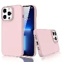 [UA06]Silicone phone case without ring for iPhone 13 Pro Max Pink