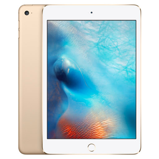 iPad Mini 4 (2015) 7.9" Cellular + Wi-Fi 128GB Gold A1550 Excellent Grade (Refurbished)