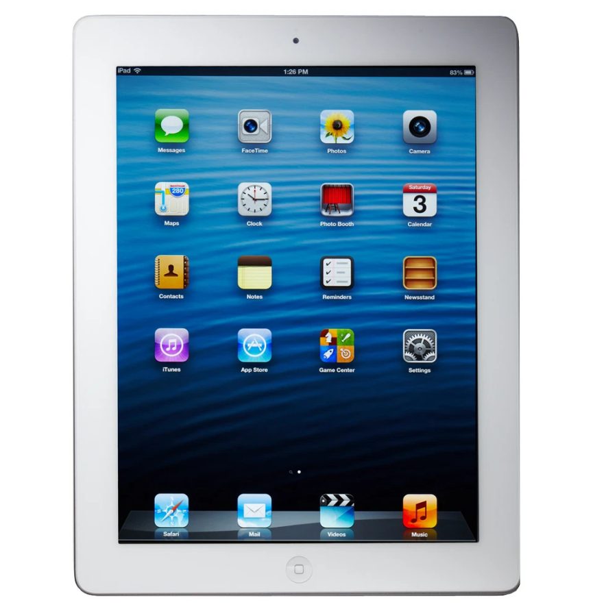 iPad 4th 9.7" Wi-Fi + Cellular 128GB White A1460 Excellent Grade (Refurbished)