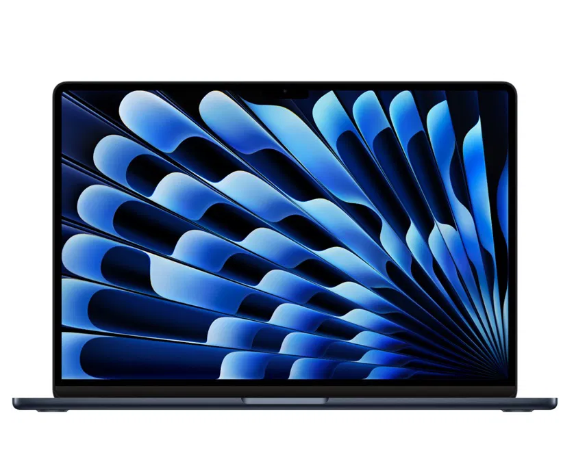 Apple MacBook Air 15.3" A3114 (2024) Apple M3 / 16GB RAM / 256GB SSD / Liquid Retina Display / Midnight – Excellent Grade minor scratch (Refurbished)