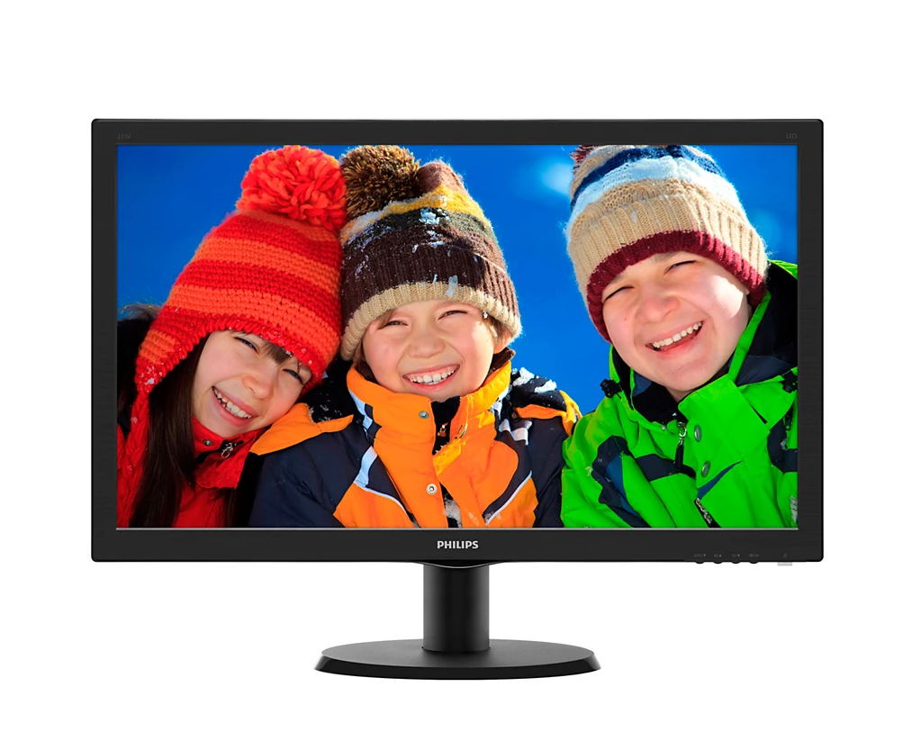 Philips 233V5Q 23" LCD Monitor 1920×1080 100–240V 50–60Hz – A Grade (Used)