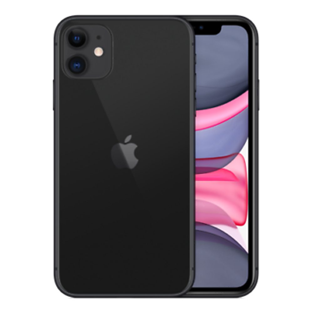 iPhone 11 128GB SS+eSim Black A Grade above 90% Battery Health( Refurbished ) - Face ID not work