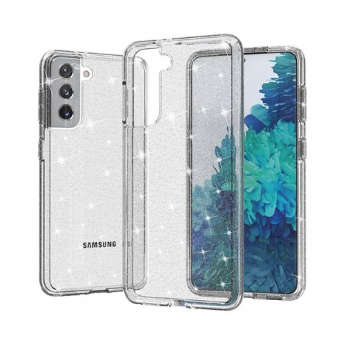 [M0650090023] Samsung Note 20 Ultra TRANSPARENT Glitter Fluorescent Color ShockProof Phone Case (Ultimake)