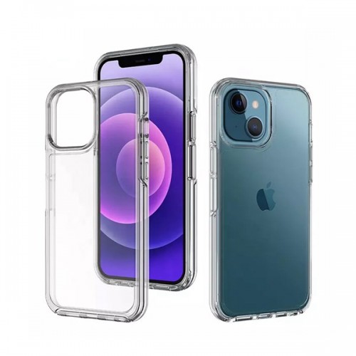 [M0770090118] iPhone 14 Pro 6.1" Glitter ShockProof Phone Case (YUVAL)  Transparent Clear