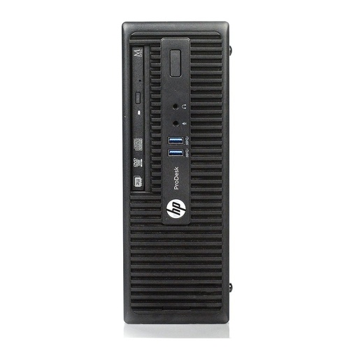 [P0050010013] HP ProDesk 400 G3 SFF Business Intel Core i5 6500 3.2GHZ Desktop PC - 4GB RAM/500GB HDD/DVD-R/Win 10 Pro - A Grade (Refurbished)