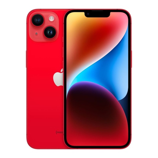 [M0010010750] iPhone 14 128GB Red A Grade 100% Battery Health (Refurbished)
