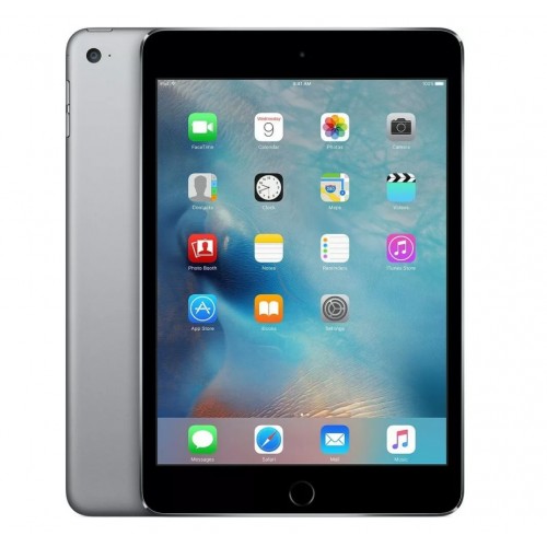 [T0010010690] iPad Mini 4 (2015) 7.9" Cellular + Wi-Fi 128GB Spacy Gray A1550 A Grade above 90% Battery Health(Refurbished)