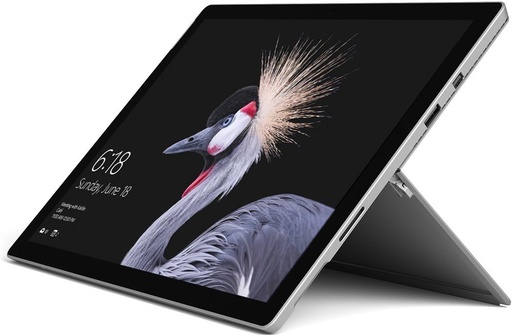 [L0110010014] Microsoft Surface Pro (5th Gen) 1796 Laptop / Tablet - Intel i5-7300U@2.60GHz 4GB RAM 128GB SSD 12.3' Touch WIN10 Pro Silver - A Grade( Refurbished)