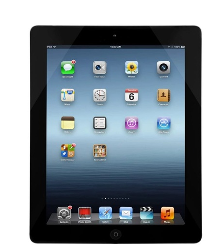 [T0010010722] iPad 4th 9.7" Wi-Fi Only 16GB Black A1458 A Grade above 90% Battery Health(Refurbished)
