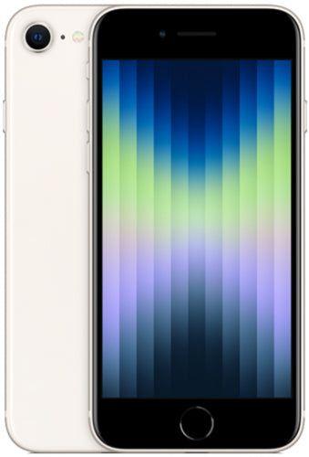 [M0010010875] iPhone SE 2022 (3rd Gen)128GB Single SIM Starlight A Grade 100% Battery Health( Refurbished ) - (Message Stock)