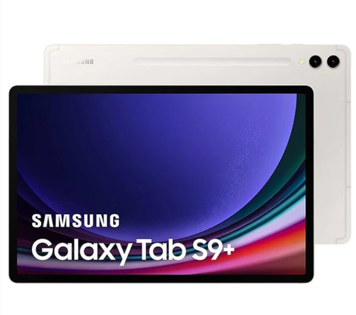 [T0020010055] Samsung Galaxy Tab S9 Plus (2023) SM-X810 12.4" 256GB Wi-Fi Only with Keyboard & S Pen – Silver – A Grade (Used)