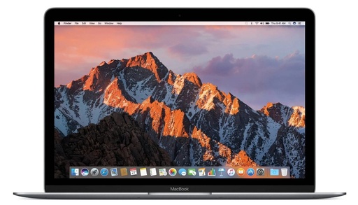 [L0010010070] Apple MacBook 12" A1534 (2017) Intel Core i7-7Y75 1.4GHz Dual-Core / 16GB RAM / 512GB SSD / Space Gray – Excellent Grade minor scratch (Refurbished)
