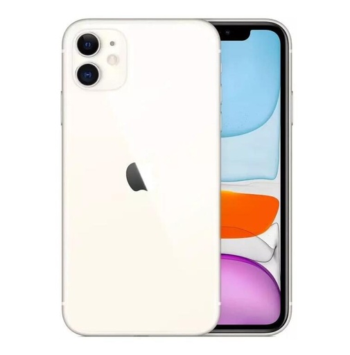 [M0010011037] iPhone 11 256GB SS+eSim White A Grade 100% Battery Health( Refurbished ) - Face ID not work - (Message Stock)