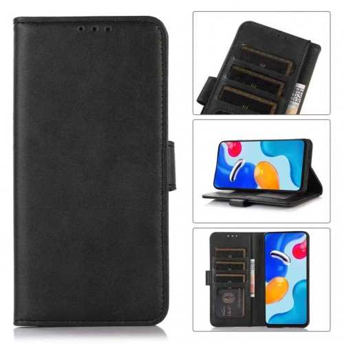 [M1230090038] ABEEL Samsung S25 FE wallet phone case PU leather Black