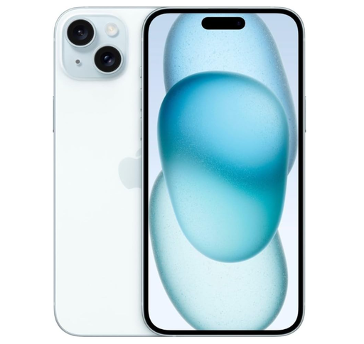 [M0010011099] iPhone 15 256GB SS+eSim Blue A Grade above 80% Battery Health( Refurbished )